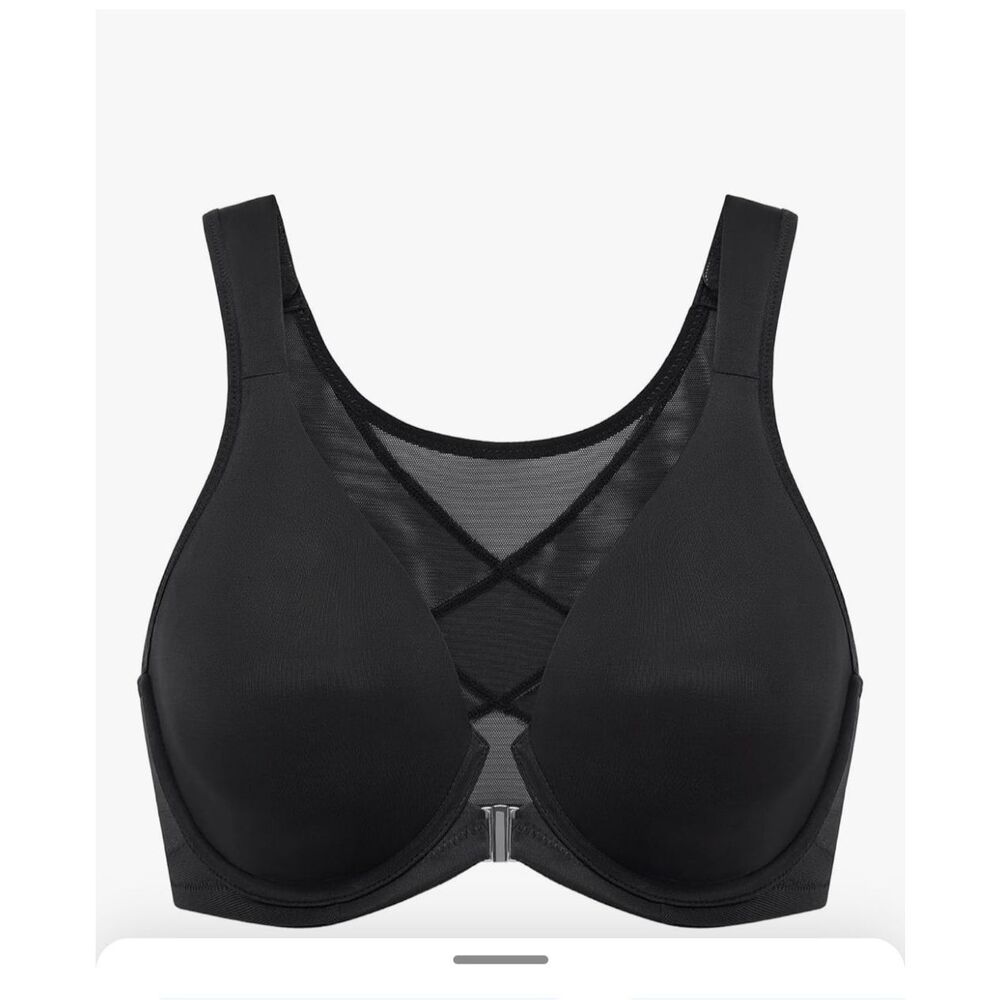 Front Closure Posture Back Support Full Coverage Bra